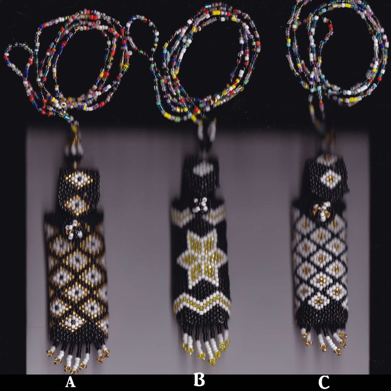 Beaded Lighter Case Necklace Native Beadwork Lighter Covers Etsy