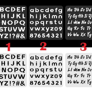 Letter Stencils-diy Painting-drawing-embroidery-scrapbooking-cake ...