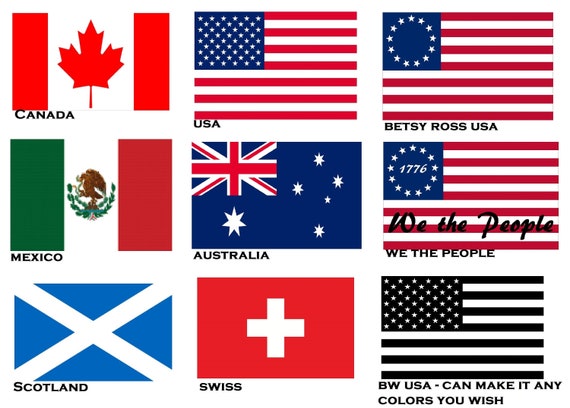 Flag PRINTABLE Cross Stitch PATTERN - Etsy Hong Kong