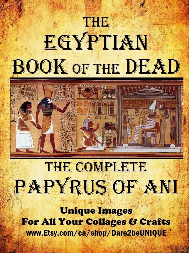 Egyptian Book Of The Dead Anubis With Scales Embossed Blank Page Journal  Book 