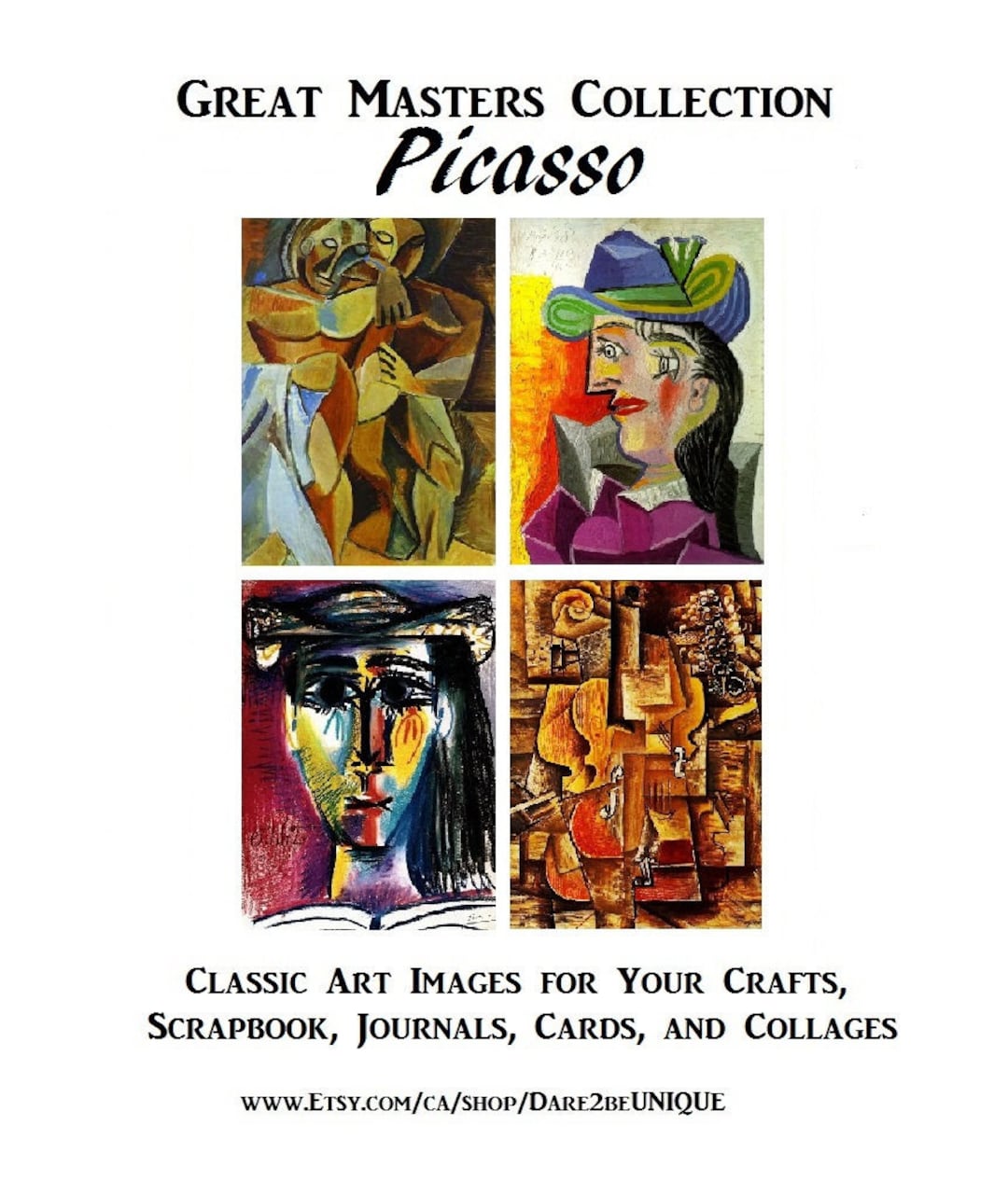 96pcs Picasso COLLAGE Kit Wall Mural Scrapbooking Paper - Etsy Canada
