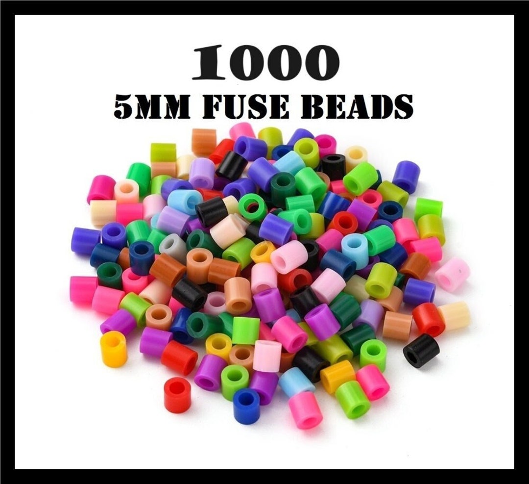 1000 FUSE BEAD REFILL Pack for Perlers5mm Melty Beadskids Etsy