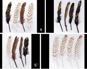 HUGE Feathers, Set of 3 REAL Feathers, Happy Birds Feathers, Native  Medicine Prayer Healing Smudge Feather, Wedding or Wall Decoration -   Israel