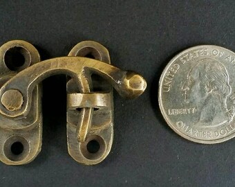 Dollhouse Miniature Fancy Gold Wall Hook//Plant Hanger #JLM198