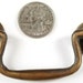 2 x Ant.Style Brass Swan Neck Bail Pull Drawer Cabinet Handles 2-3/4