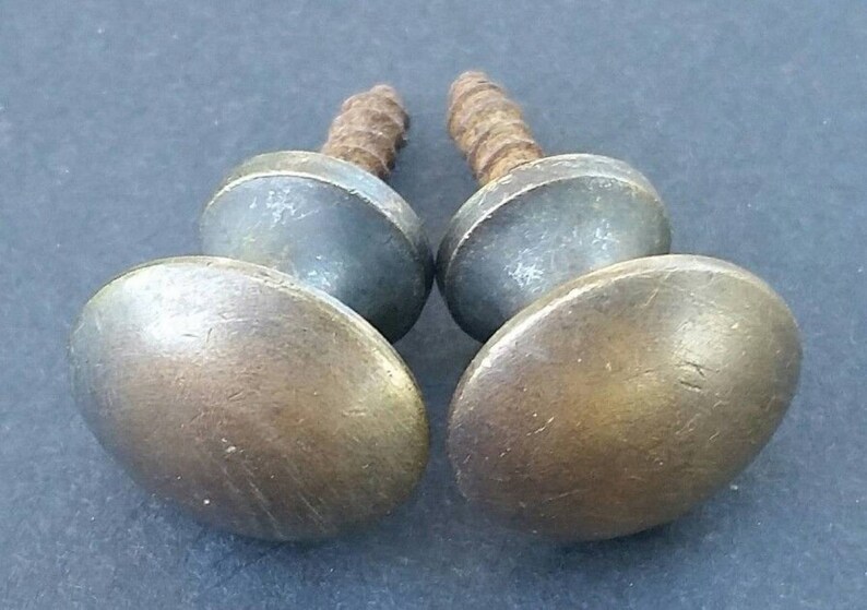 2 X SMALL Antique Vintage Style Barrister Bookcase Knobs Etsy