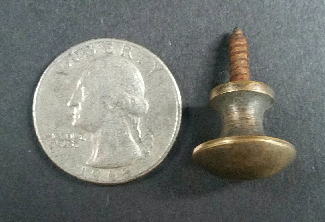 6 x Antique Vtg. Style Barrister Bookcase Small Knobs Pulls Etsy