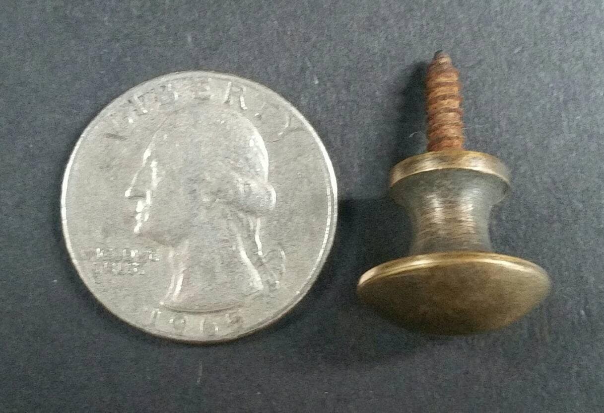 6 x Antique Vtg. Style Barrister Bookcase Small Knobs Pulls Etsy