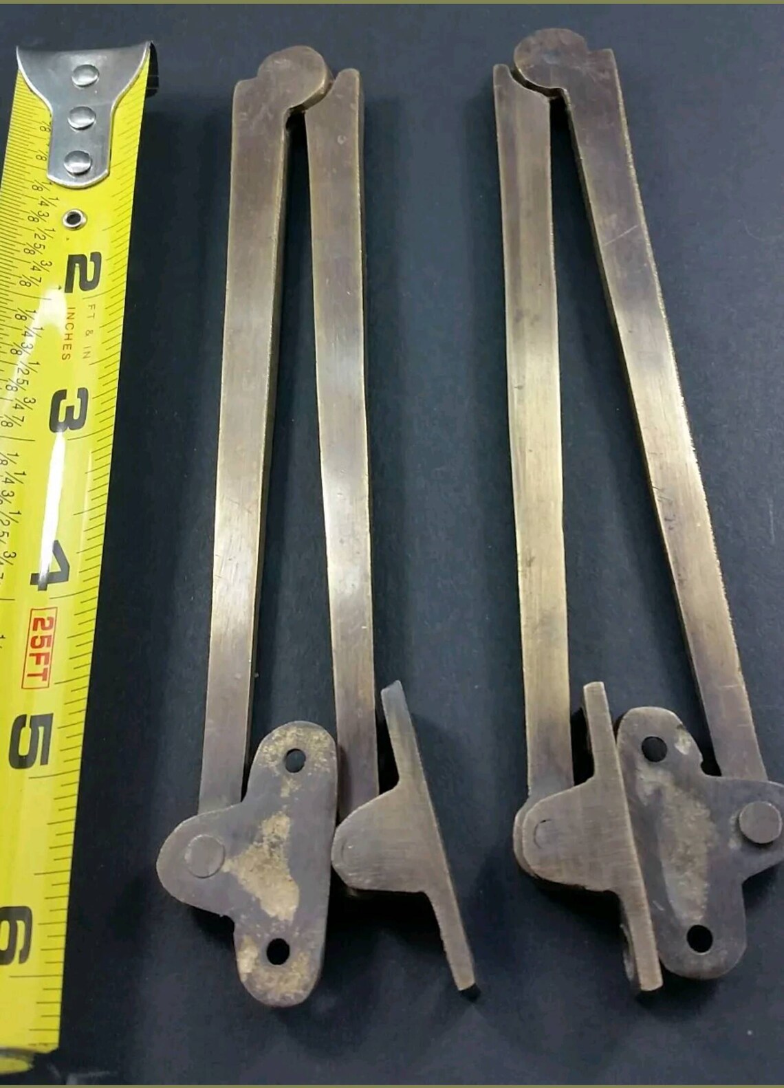 Fold Away Hinge Drop Front Desk Hinges or for Old Trunk Etsy