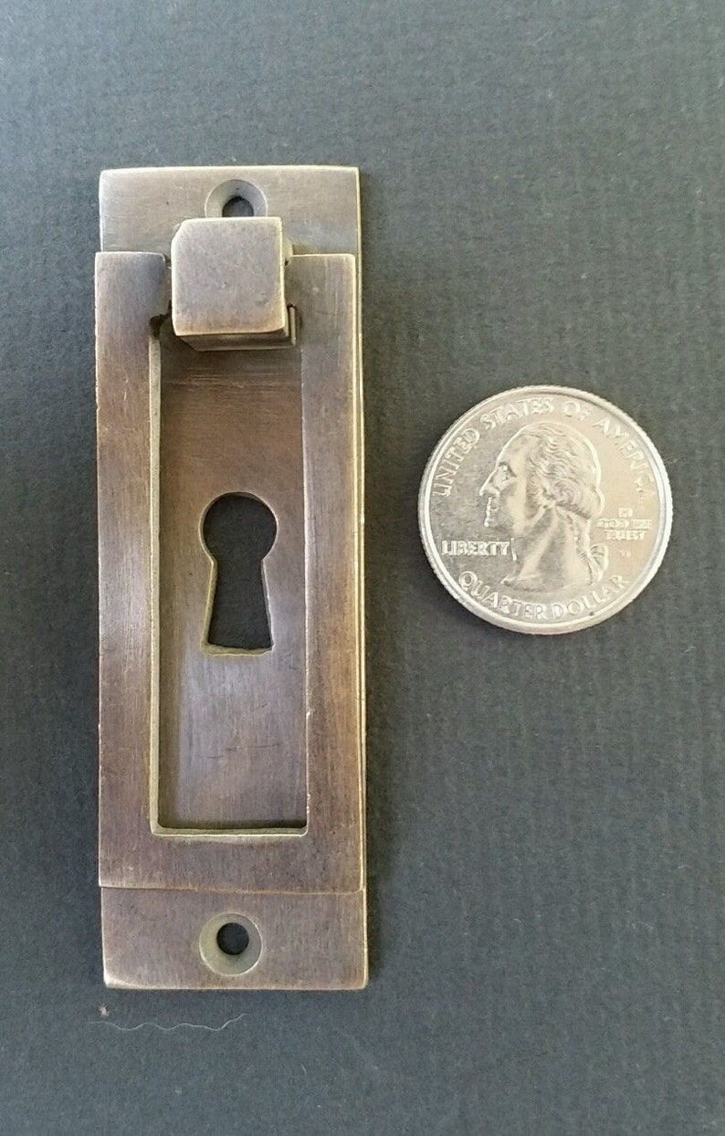 4 Arts and Crafts Mission Style brass handle pull antique Etsy