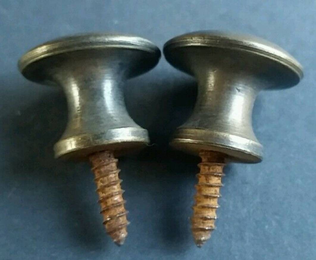2 X SMALL Antique Vintage Style Barrister Bookcase Knobs Etsy