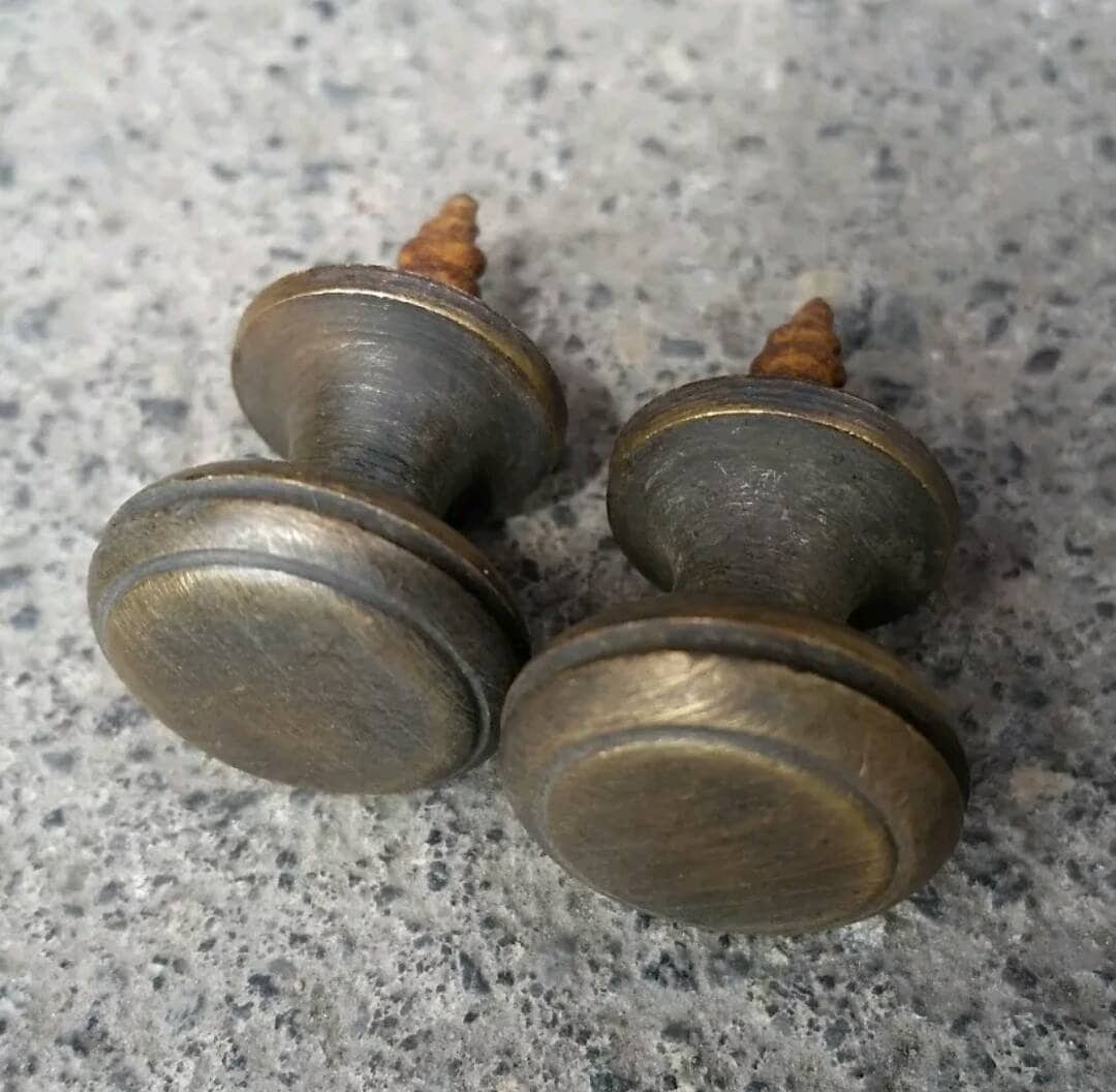 Antiques Hardware 4 Solid Brass SMALL Stacking Barrister Bookcase 1/2