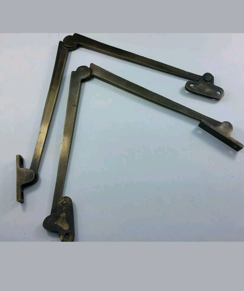 Salvage Antique Drop Front Desk Hinges Or For Old Trunk Box Etsy