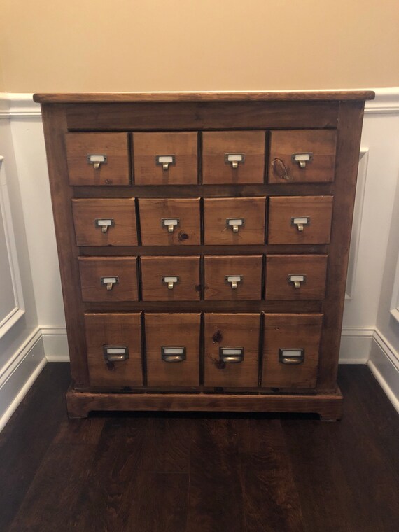 8 Brass File Cabinet Drawer Label Holder Pulls 2 1 8 Etsy