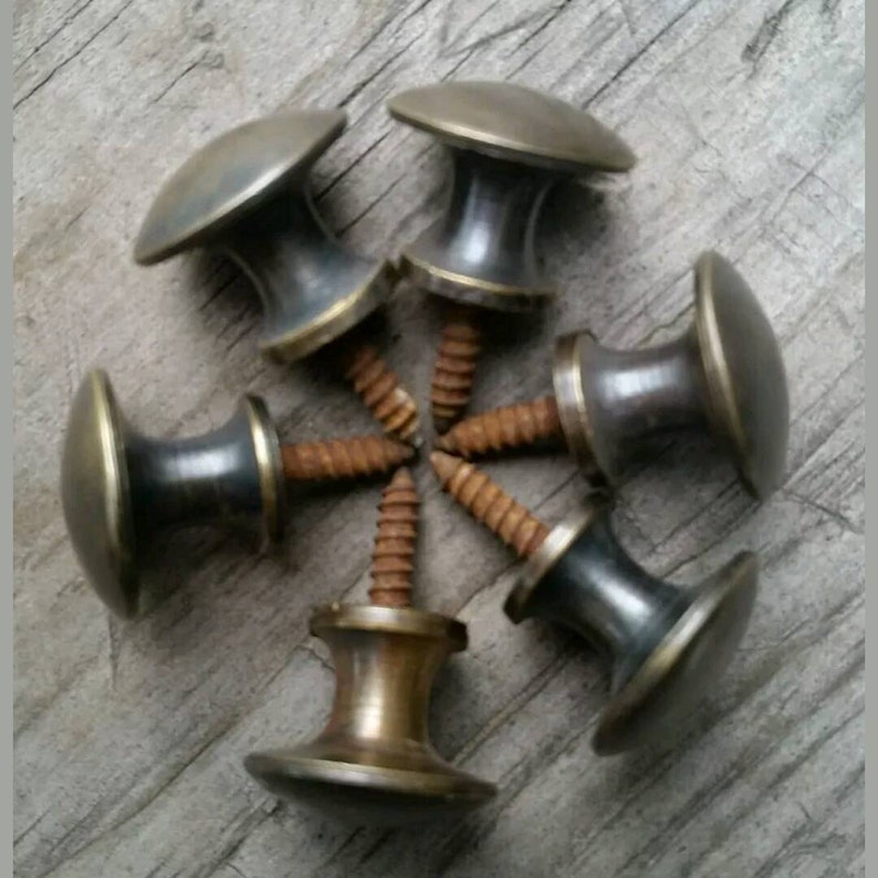 10 Antique Vintage Style Barrister Bookcase Knobs 3/4 Etsy