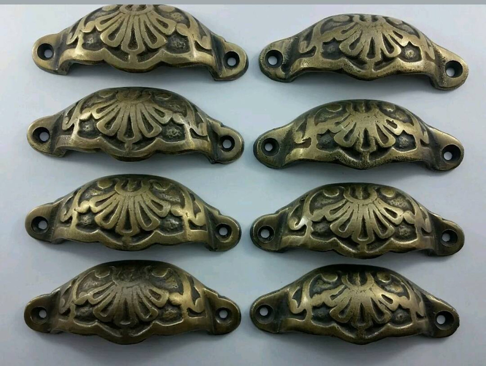 8 X Apothecary Drawer Bin Pull Handles 39/16 Etsy