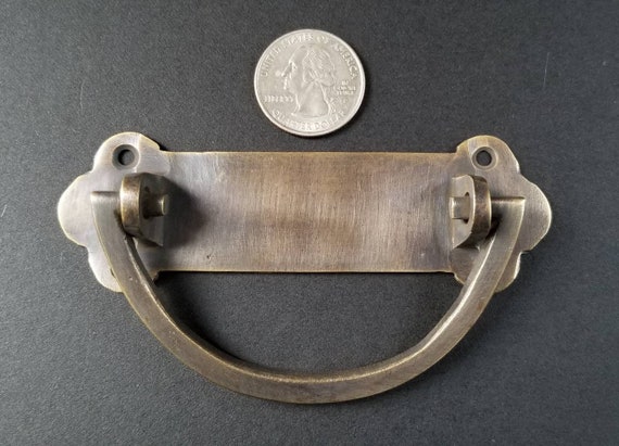 Ornate French Provincial Hardware Armoire Knob Pull BACKPLATE ONLY Long 6-3//4/"
