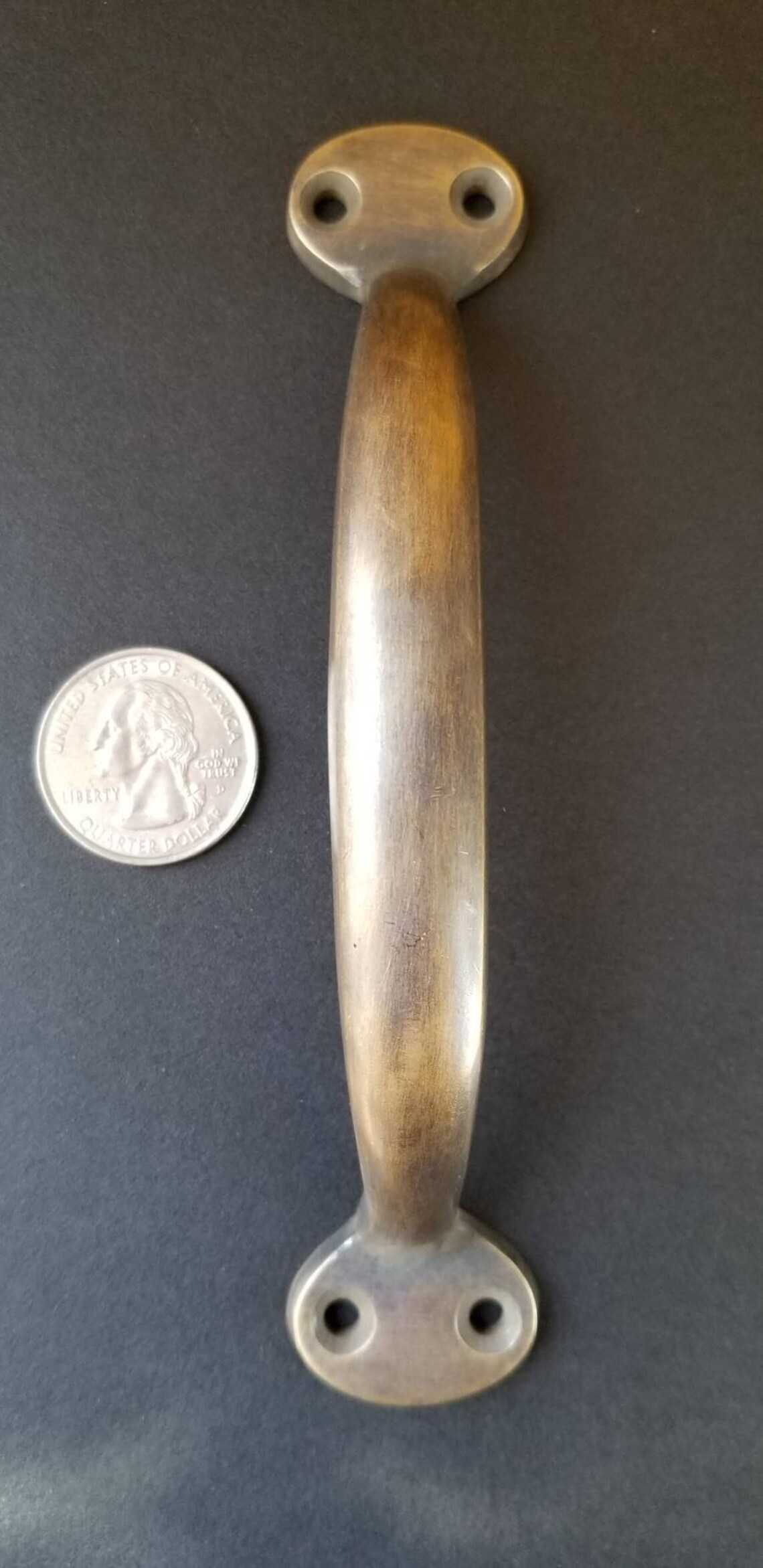 4 Solid Brass Antique Style Large Strong File Handle Etsy