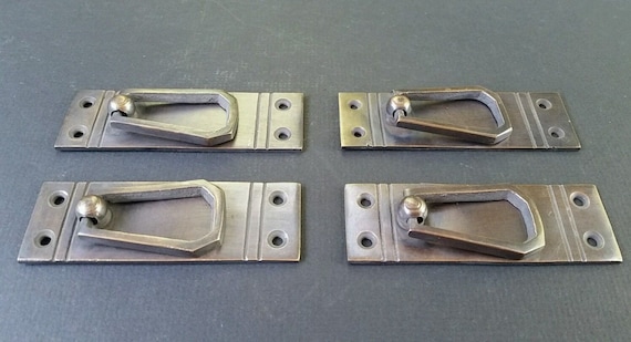 4 Arts And Crafts Mission Frank Lloyd Wright Style Brass Etsy