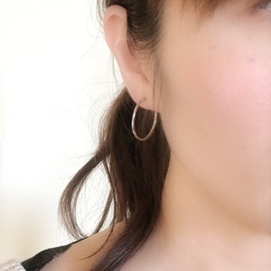 Non pierced hoop earrings, pierced look hoop earrings everyday jewelry