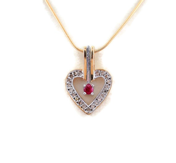 Interchangeable Ruby, Emerald. Sapphire, in 14K G… - image 3