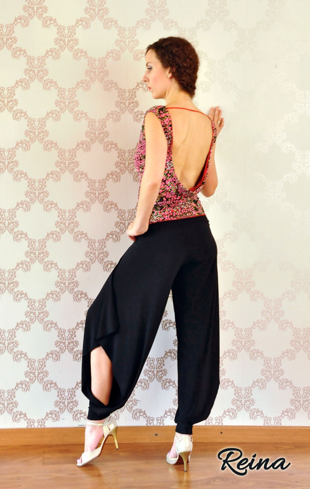 Dance Pantaloni Tango Argentino Gonna Tango Vestito ABITO DA TANGO