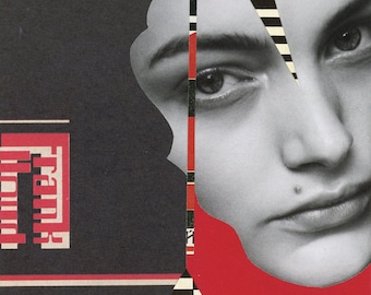 face10-Koji Nagai’s collage series in face dada art
