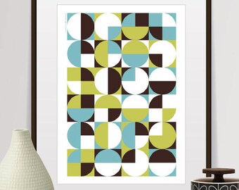 abstract art, modern print, abstract wall art, mid century modern art, geometric art, minimalist, geometric print, prints, home decor, print