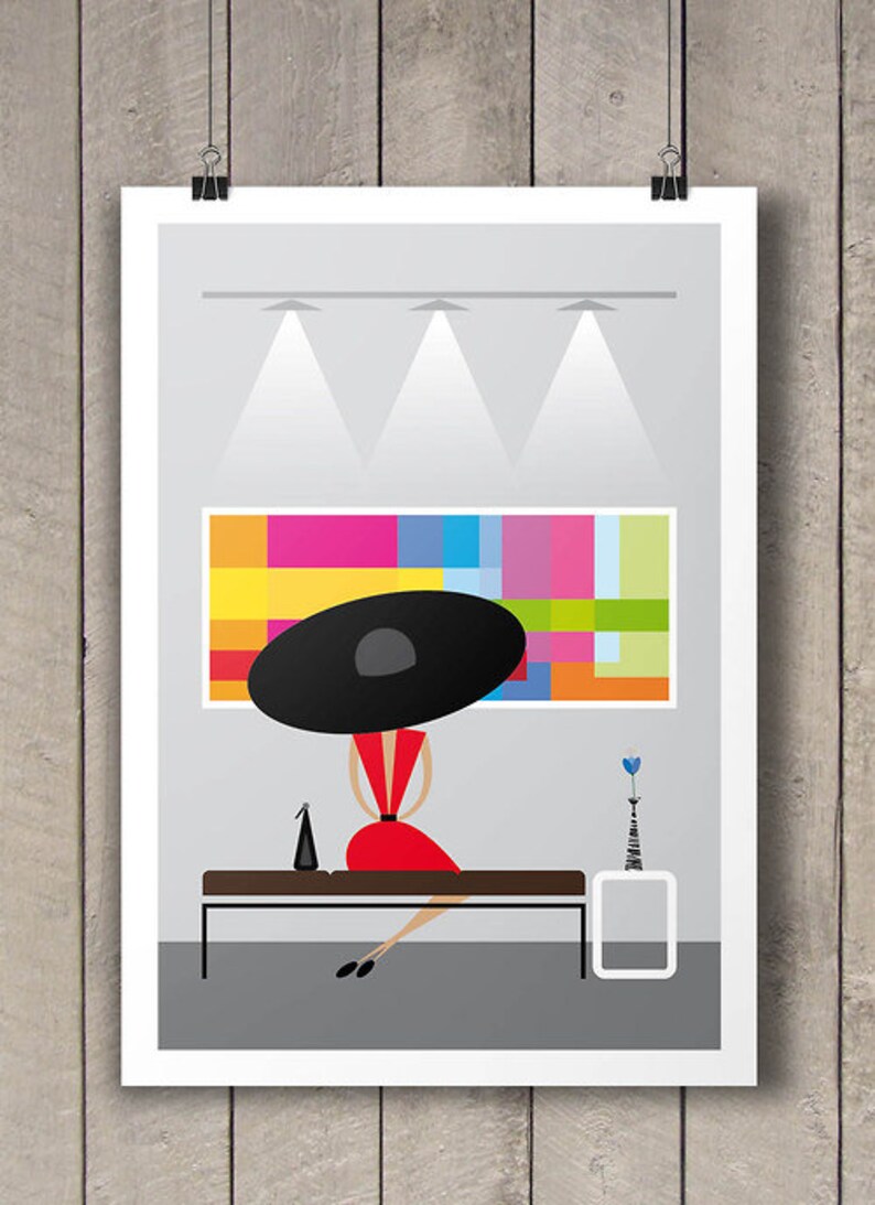 Modern Wall Art Home Gallery Poster Print Decor Retro Poster Scandinavian Modern