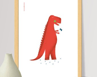 dinosaur decor, dinosaur nursery decor, tyrannosaurus rex, dinosaur room decor, dinosaur wall decor, boys dinosaur decor, dinosaur wall art