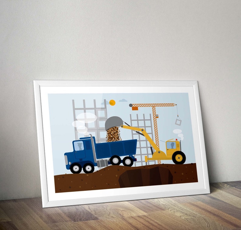 Cars Wall Art, Kids Cars Print, Children Wall Decor, Art Prints for