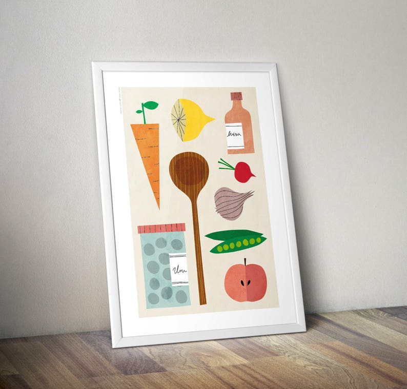 Acv-8801 Affiches murales de Fruits et légumes frais 5 pièces image Acv-8801 Affiches murales de Fruits et légumes frais 5 pièces image
