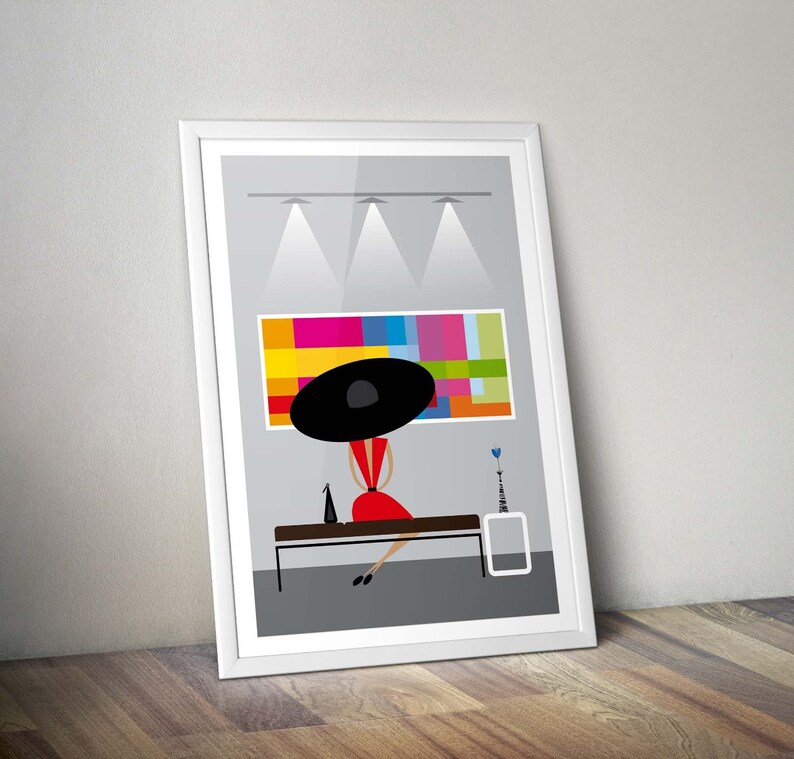 Modern Wall Art Home Gallery Poster Print Decor Retro Poster Scandinavian Modern