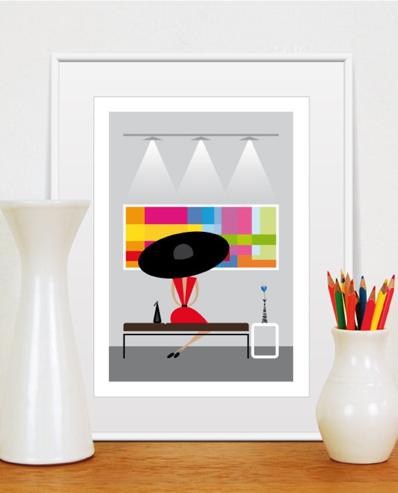 Modern Wall Art Home Gallery Poster Print Decor Retro Poster Scandinavian Modern
