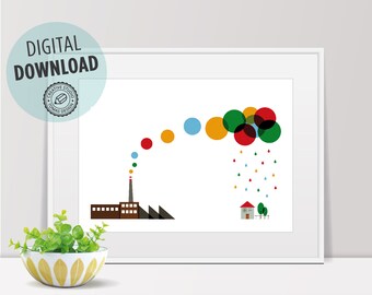 PRINTABLE wall art, wall decor, art prints, home decor, office decor, digital download, printable art, nursery decor, nursery wall art