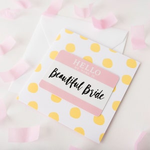Bridal Shower Card, Bride, Bride to Be, Wedding Shower, Engagement Party, Couples Shower, Greeting Card, Congratulations, Beautiful Bride