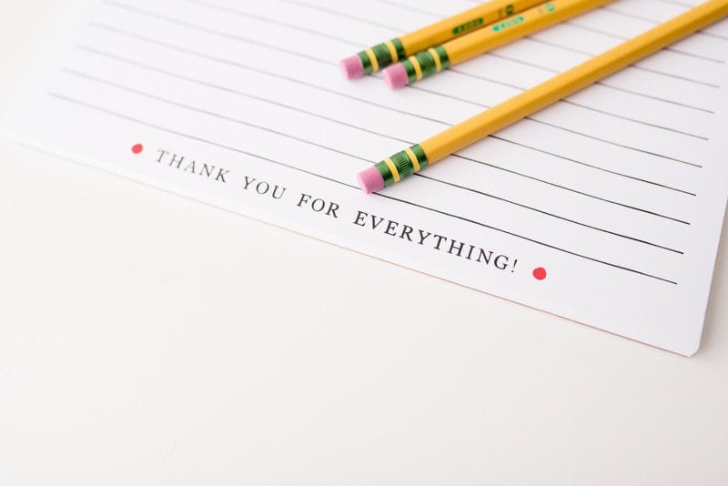 Teaching Stationery Notepad Teacher Notepad Substitute Etsy