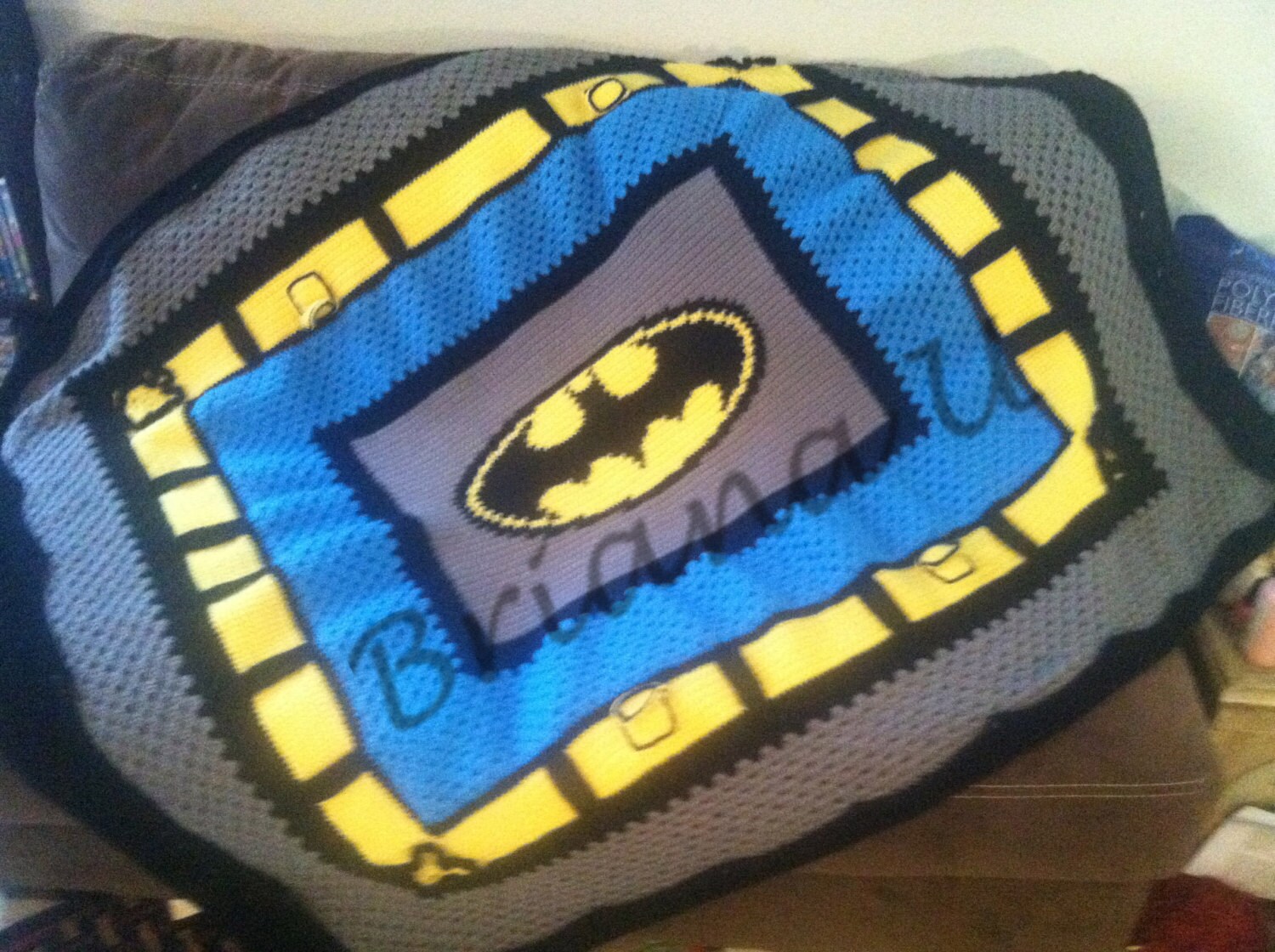 Full Size Batman Blanket Etsy