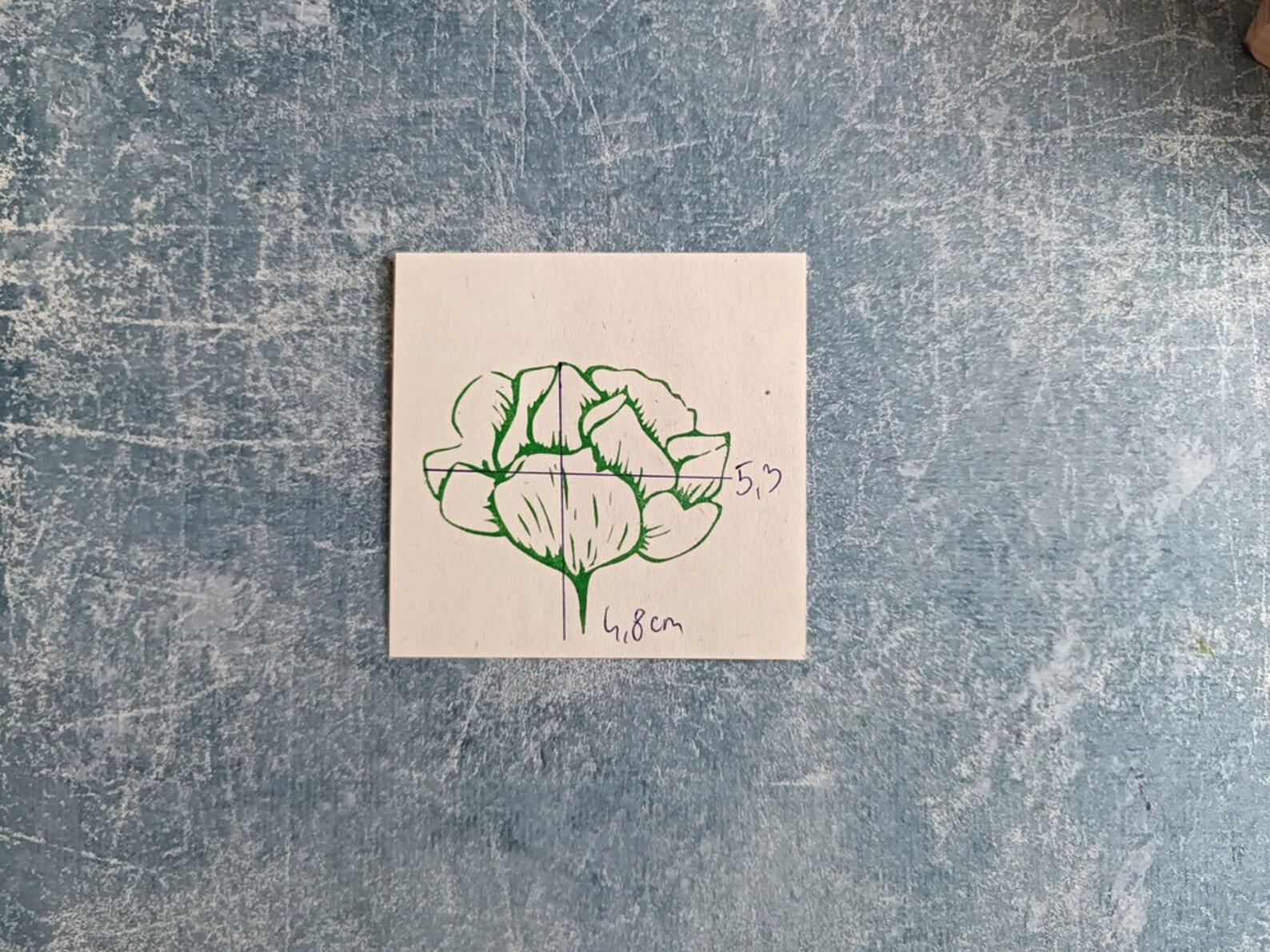 Peony Rubber Stamp for Art Journaling, Rose Petals Stamp, Botanical ...