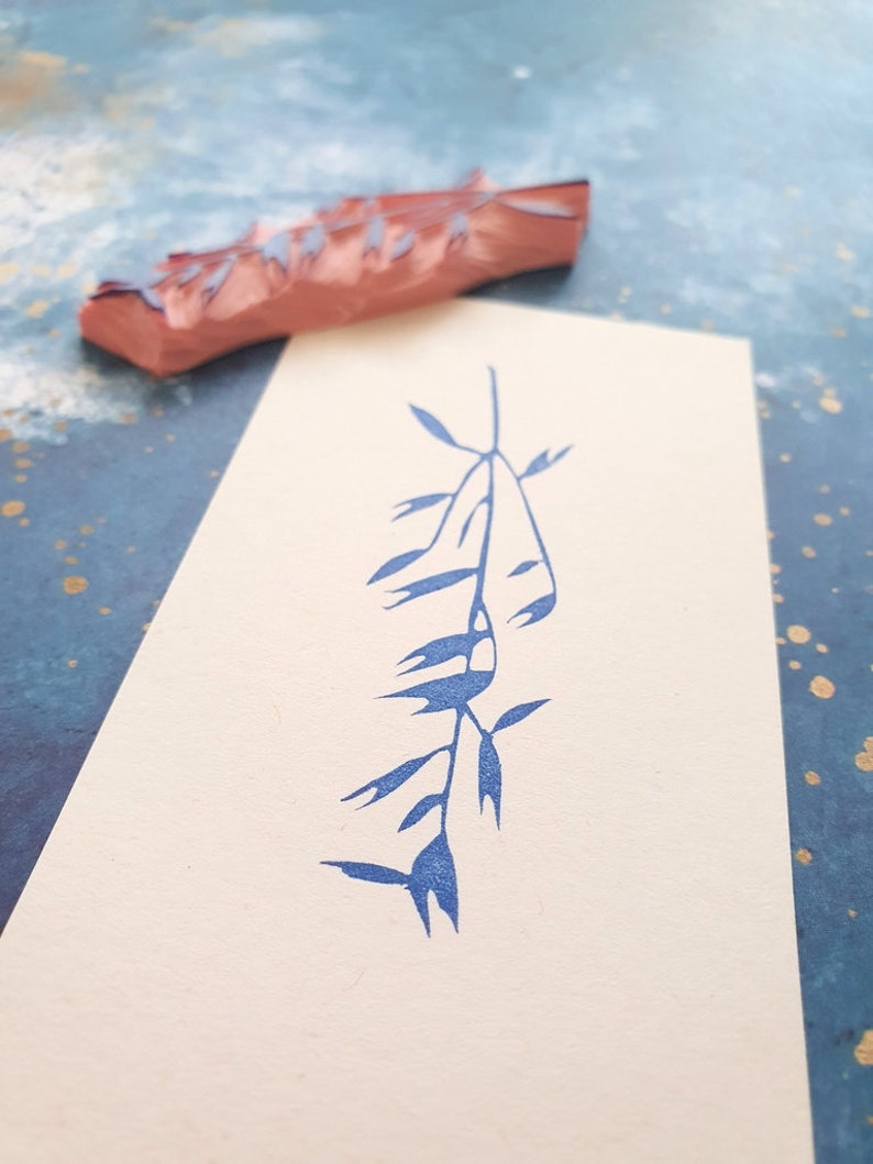 wheat embellishment grain stamp cereal twig grass plant Oat rubber stamp for botanical journal gift for nature lovers meadow flower