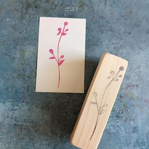 Rubberstempel takje voor ongewenste dagboekpagina's, vintage gipskruidtak voor huwelijksuitnodiging, aanbod van gemengde media, rustiek ceremoniedetail,