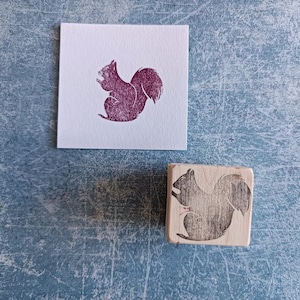Squirell rubberstempel voor bullet journal, bosdierenstempel, beste vriend cadeau, winterkinderactiviteiten, herfstboshuisdier, planner decor