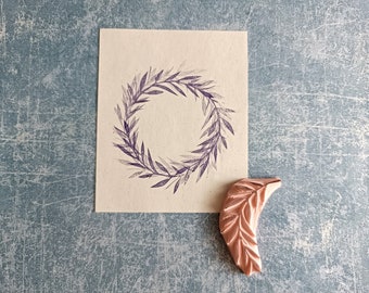 Twig rubber stamp for rustic wedding decorations, stamped wreath, decorative paper, ceramic texture, printing invitation, woodland branch