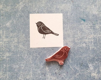 Bird rubber stamp for art journal, wild animal stamp for scrapbooking, traveler notebook decor, vintage crane