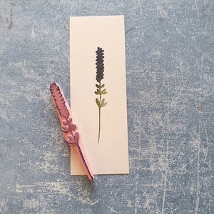 Carimbo de borracha de lavanda, lavanda francesa, carimbo de boticário, diário de ervas, buquê de ramos de casamento, decoração boho de casamento, presente para jardineiro,