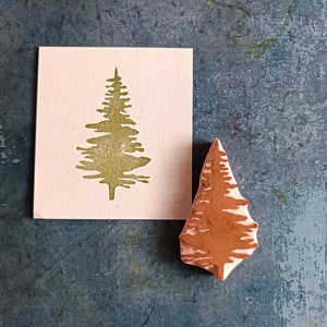 Rubberstempel boom voor briefpapier, kerstboomstempel voor decemberdagboek