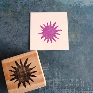 Timbro di gomma solare per diario di proiettili, timbro di sole per posta ordinaria, cancelleria estiva, arredamento di scenari di album, effimeri primaverili