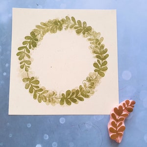 Tampon en caoutchouc d’eucalyptus pour bullet journal, timbre de feuille exotique pour la fabrication de cartes, invitation de mariage boho, cérémonie élégante classique, carte postale