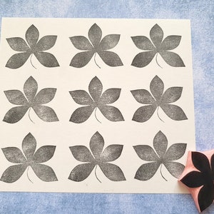 Bladrubberstempel voor kunstjournaling, vintage lavastempel voor het maken van kaarten, veranderd kunstaanbod, botanische ephemera, slakkenpost decor