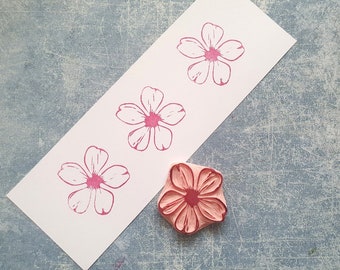 Kirschblüten Stempel für Papierhandwerk, Sakura Stempel für Bullet Journal, handgemachte Blume, Scrapbooking florale Verzierung, tropisch